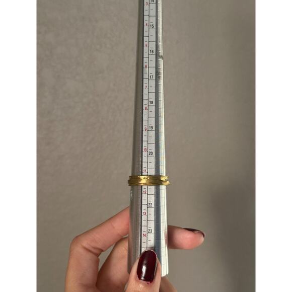 Handmade Brass Fidget Ring w/ Mountain Details & Brass Spinning Band (Size 11.5) - Picture 5 of 6